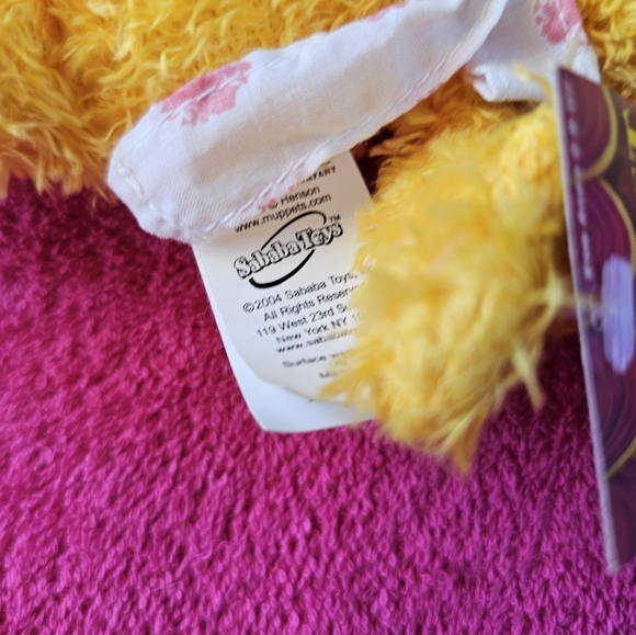 The Muppet Show Fozzie Plush 8" Beanie Bear Jim Henson Company Sababa Toys 2004 - Picture 8 of 9